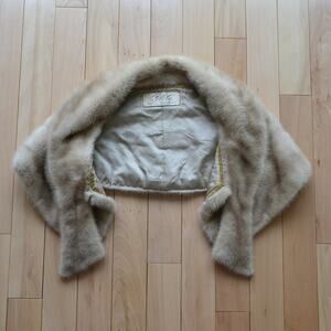 Vintage Soleta New York Fur Shawl Wrap